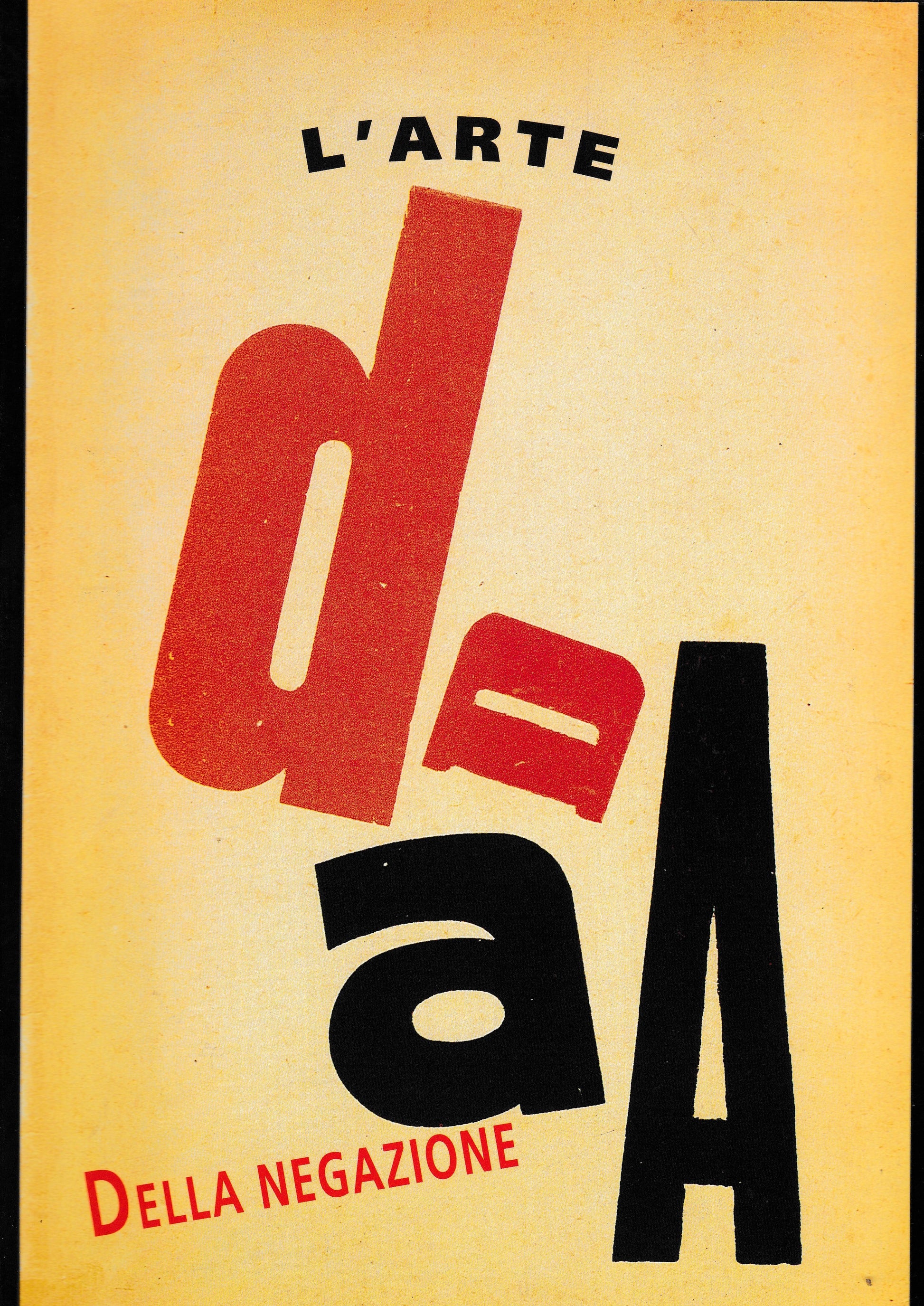 Dada. L'arte della negazione - copertina