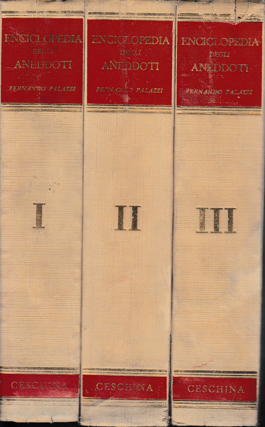 Enciclopedia degli aneddoti. 15.515 aneddoti storici di tutti i tempi e paesi 3 volumi - copertina