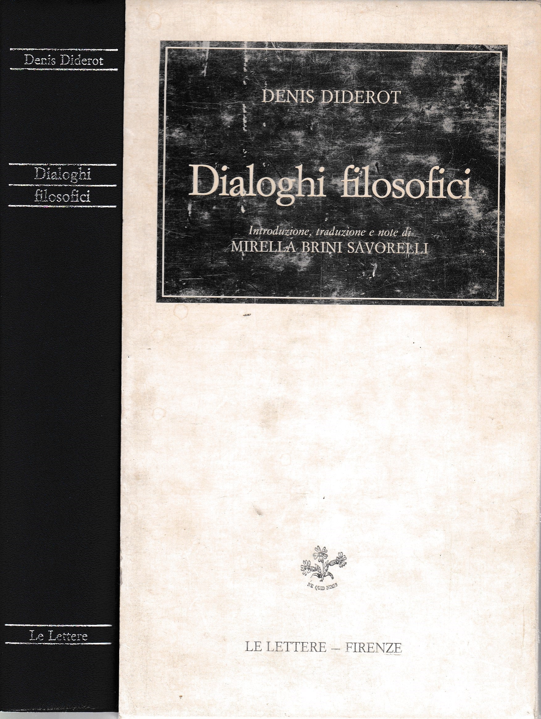 Dialoghi filosofici - copertina