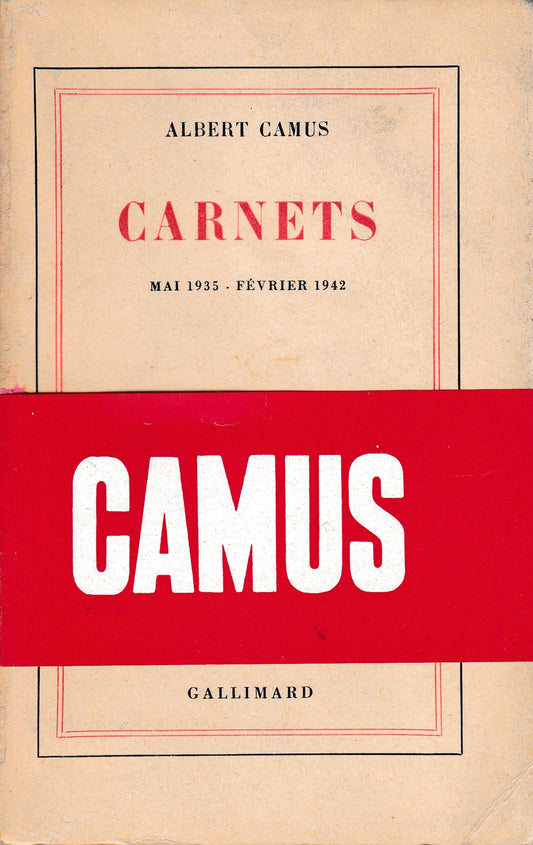 Carnets. May 1935 - Février 1942 - copertina
