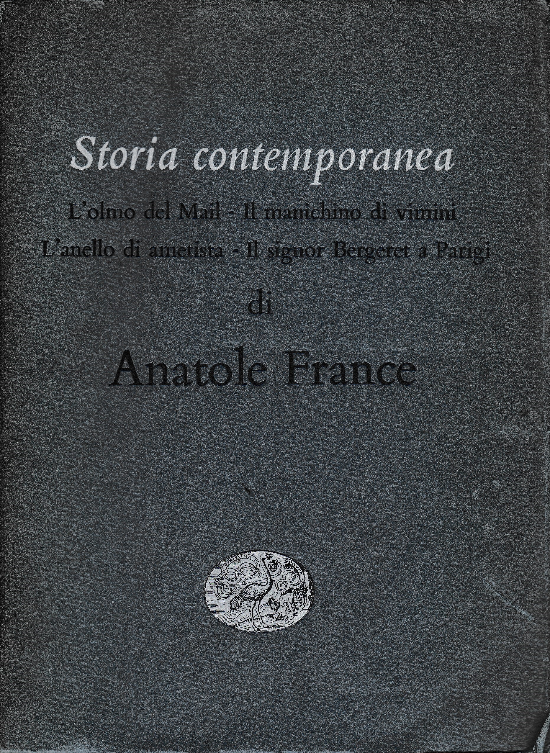 Storia contemporanea - copertina