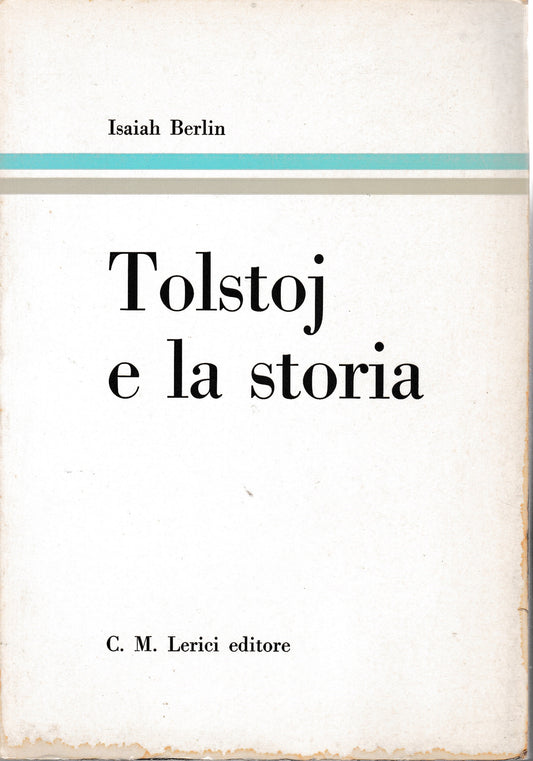 Toltoj e la storia - copertina