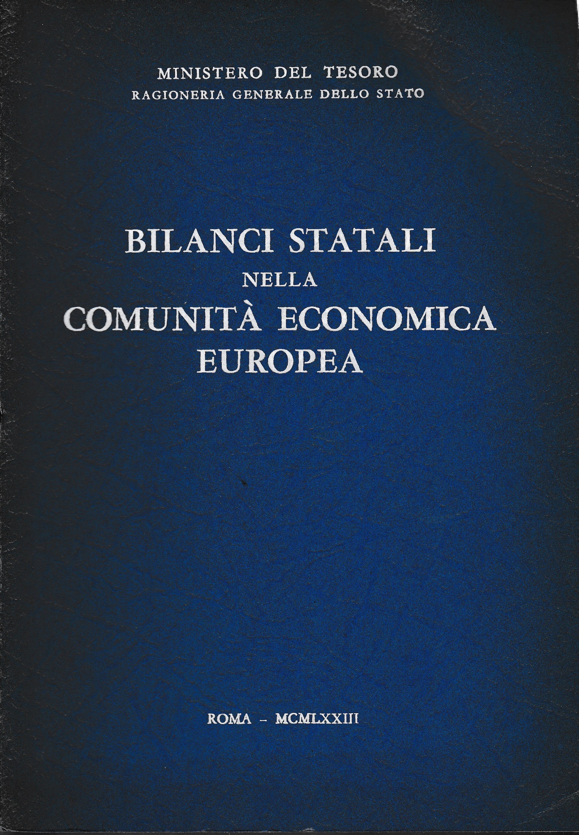 Bilanci statali nella Comunità Economica Europea - copertina