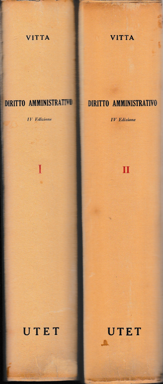 Diritto amministrativo 2 volumi - copertina