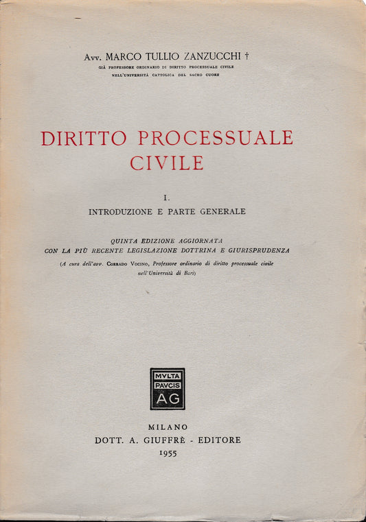 Diritto processuale civile - copertina