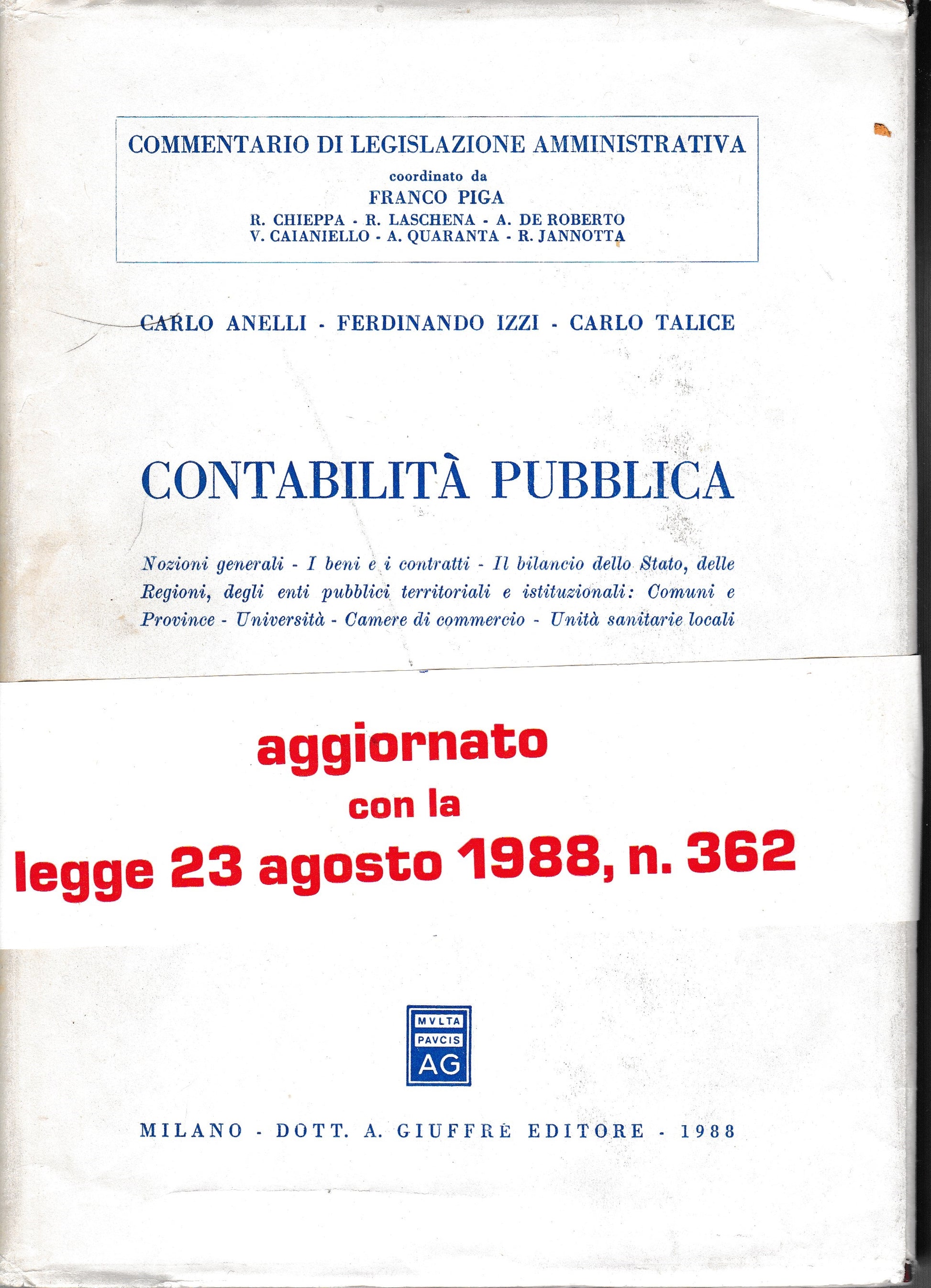 Contabilità pubblica - copertina