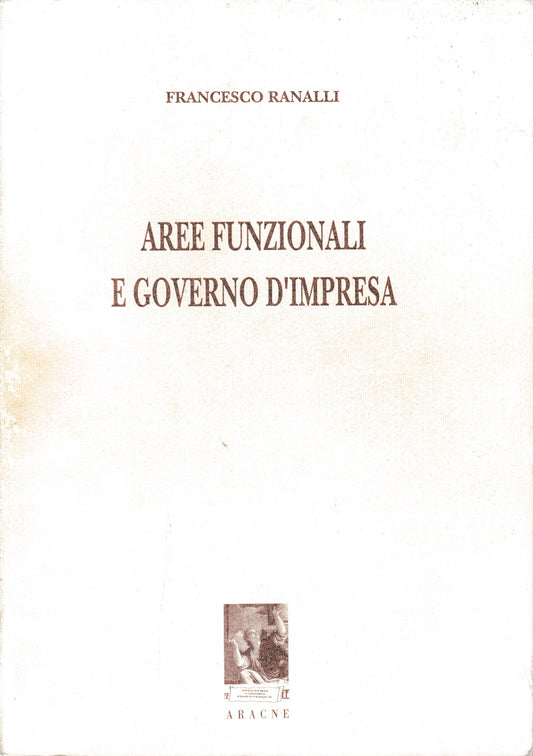 Aree funzionali e governo d'impresa - copertina