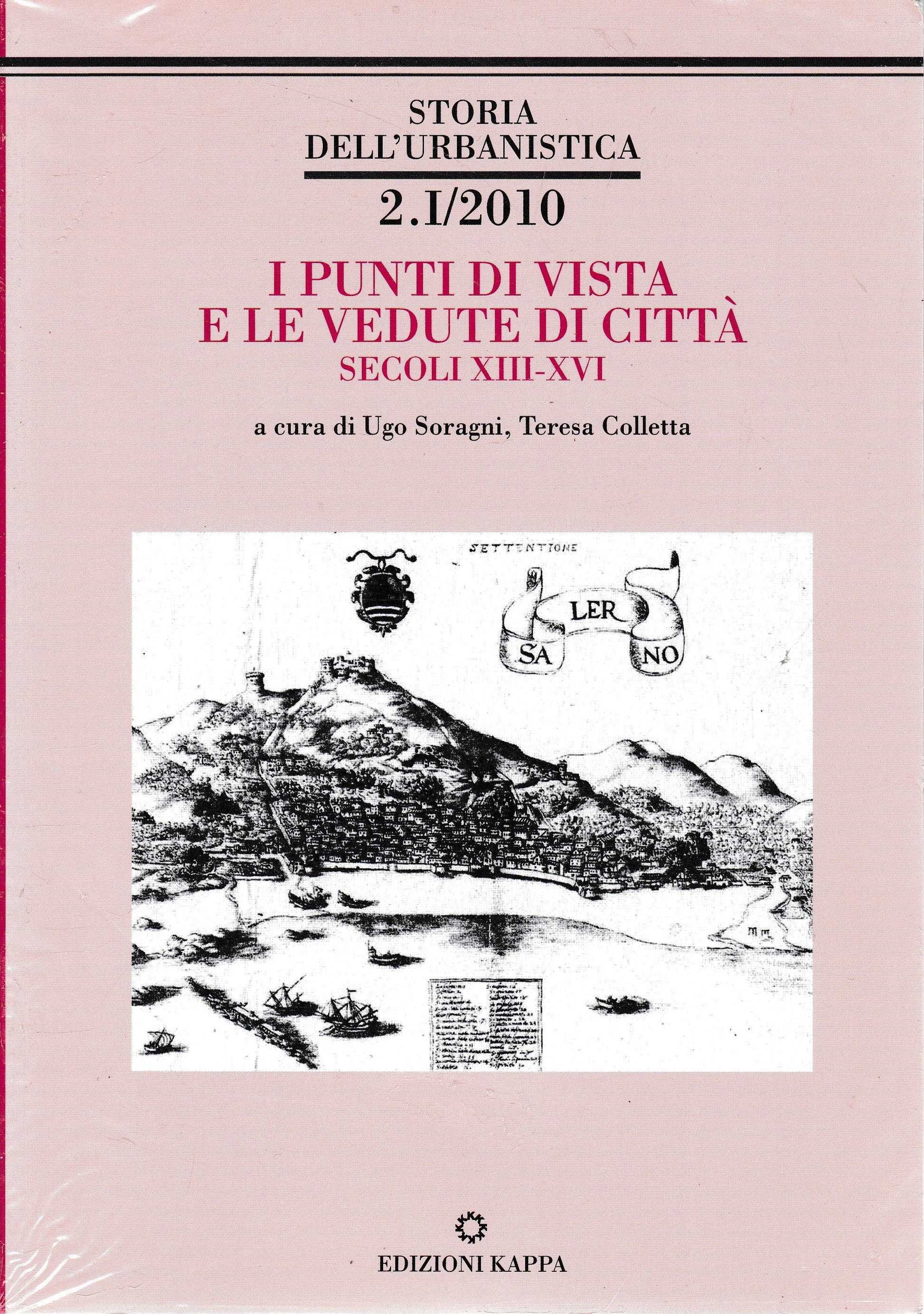Storia dell'urbanistica. I punti di vista e le vedute di città  2 volumi - copertina