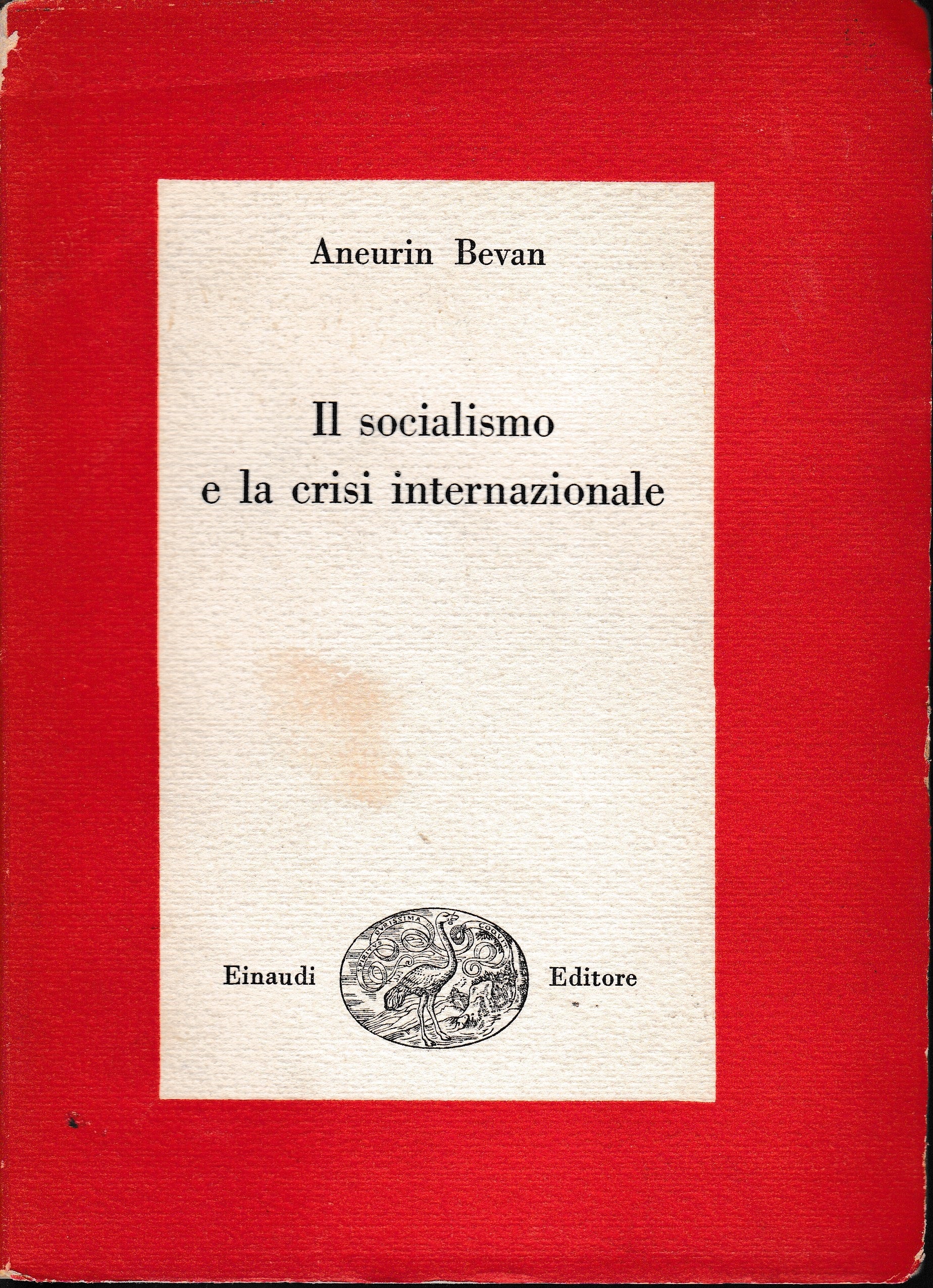 Il socialismo e la crisi internazionale - copertina