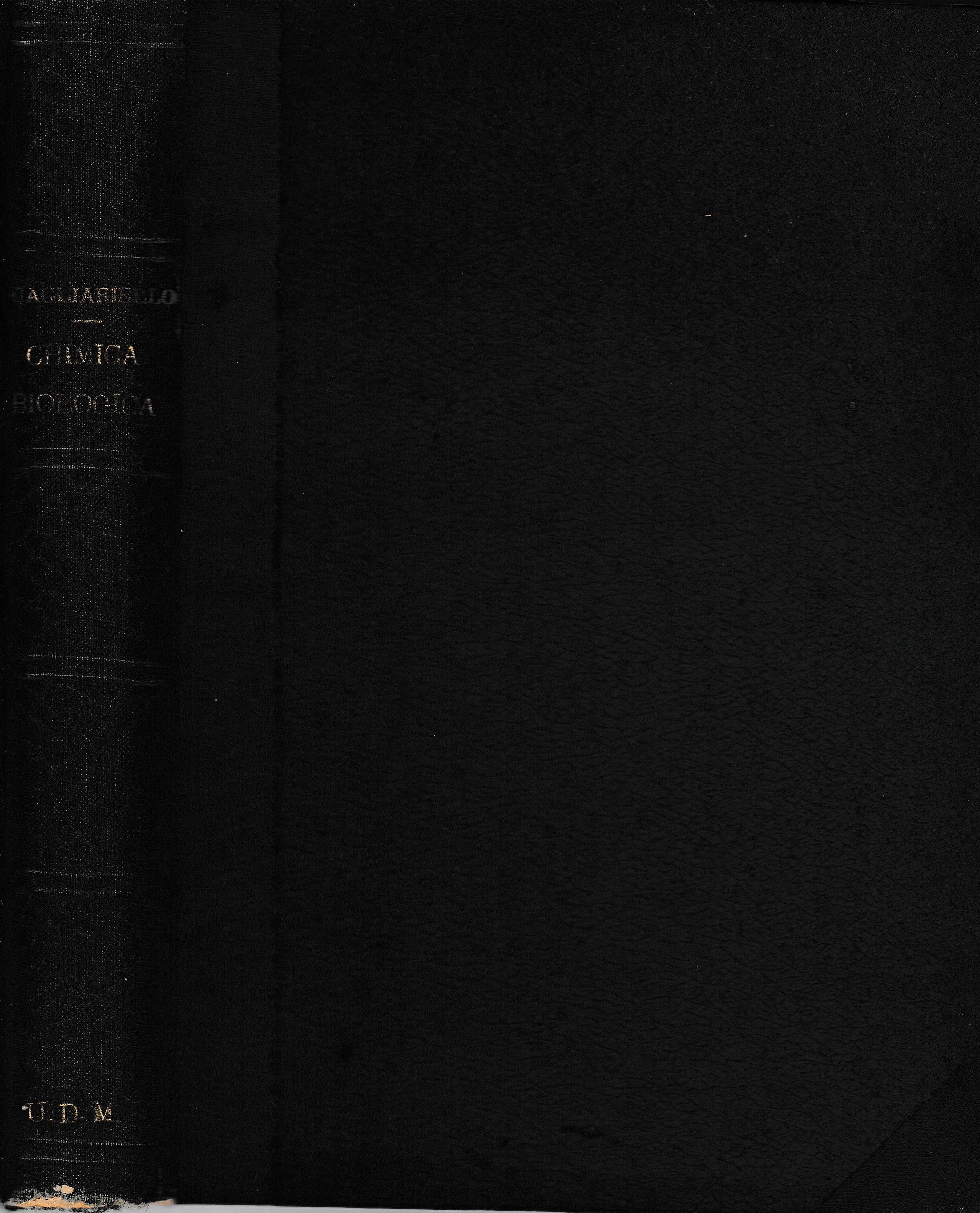 Chimica biologica - copertina