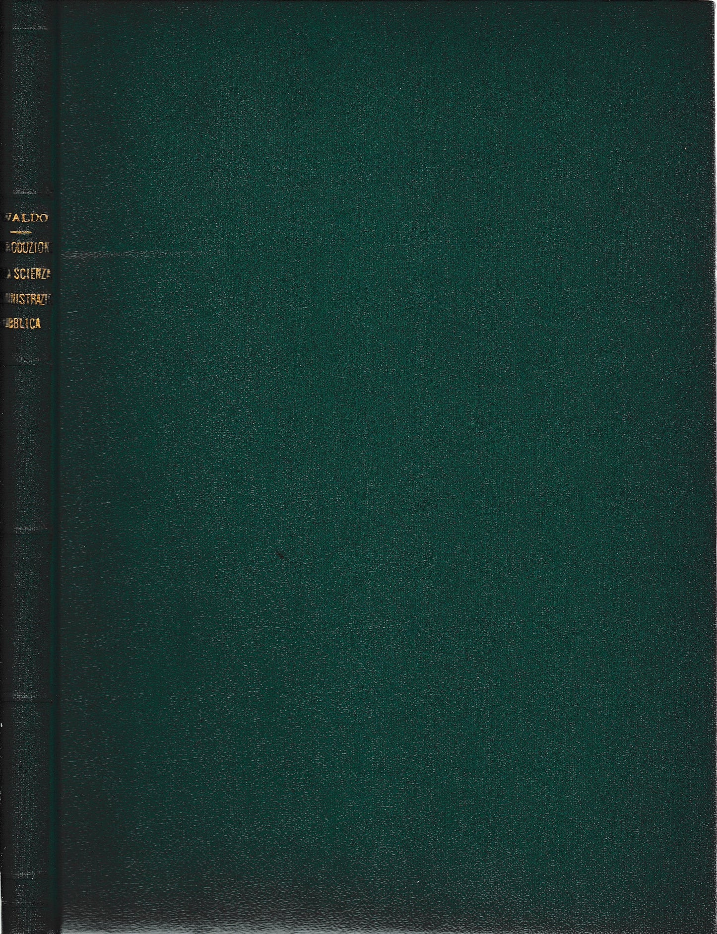 Introduzione alla scienza dell'amministrazione pubblica - copertina