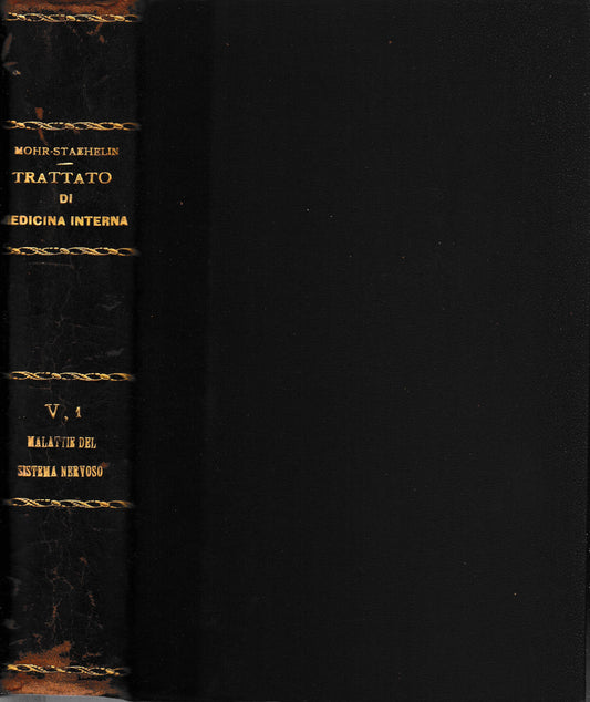 Trattato di Medicina Interna vol. V parte prima. Malattie del sistema nervoso - copertina