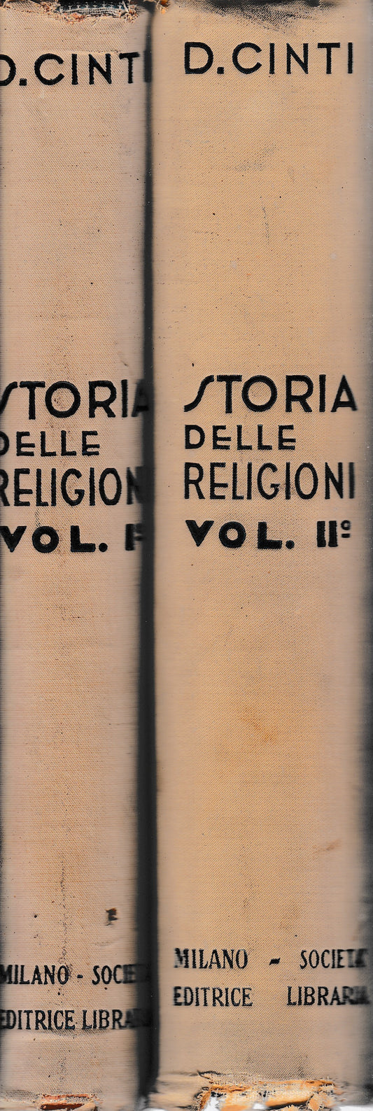 Storia delle religioni 2 volumi - copertina