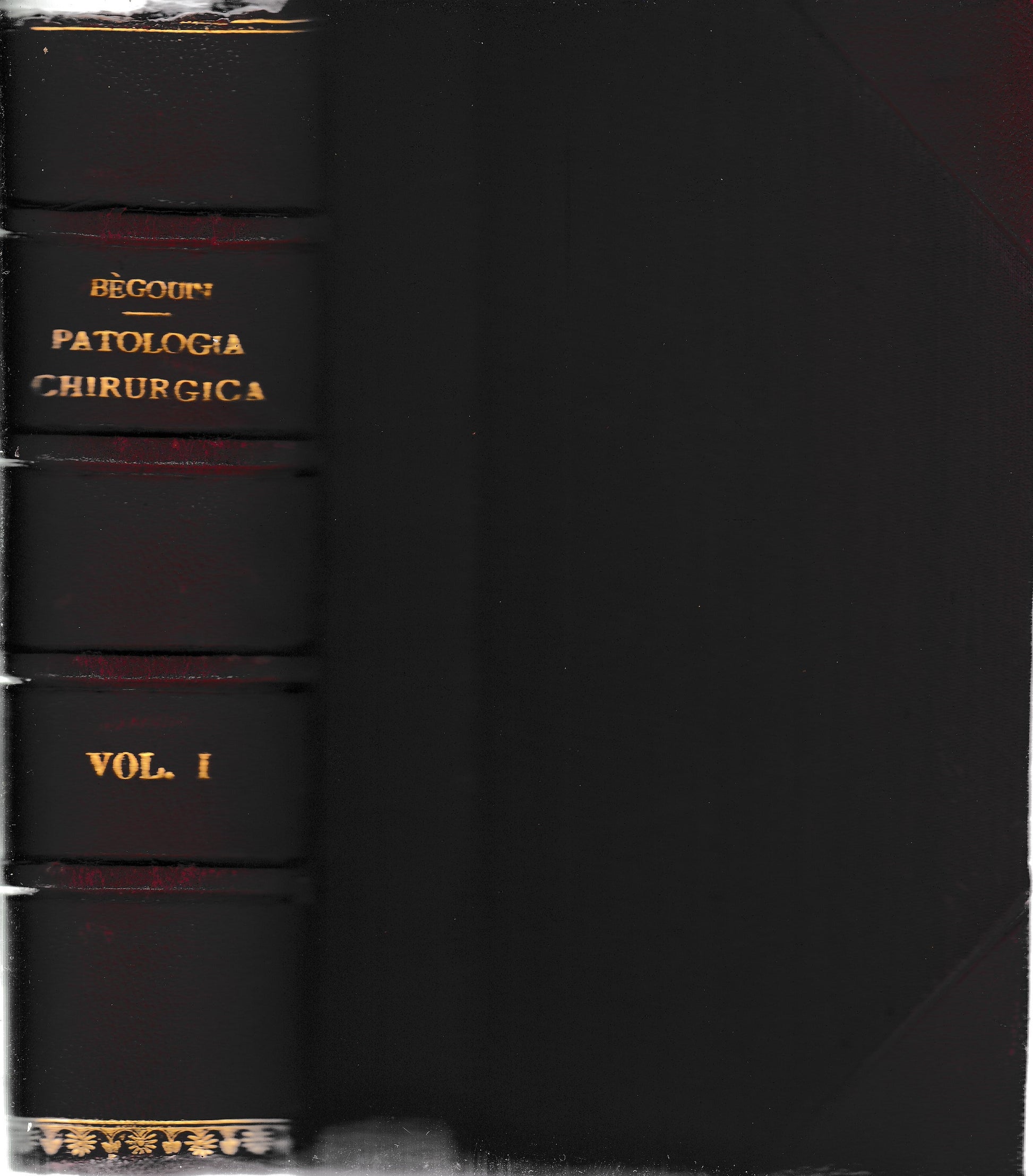 Compendio di Patologia Chirurgica 1° vol. Patologia Chirurgica generale, Lesioni generali dei tessuti Cranio, Colonna Vertebrale e Bacino - copertina