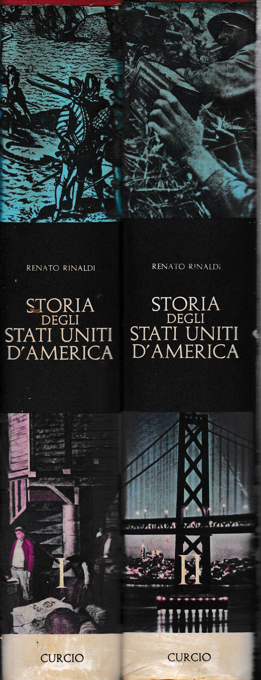 Storia degli Stati Uniti d'America 2 volumi - copertina