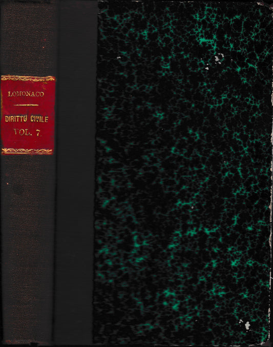 Istituzioni di Diritto Civile Italiano 7° vol. - copertina