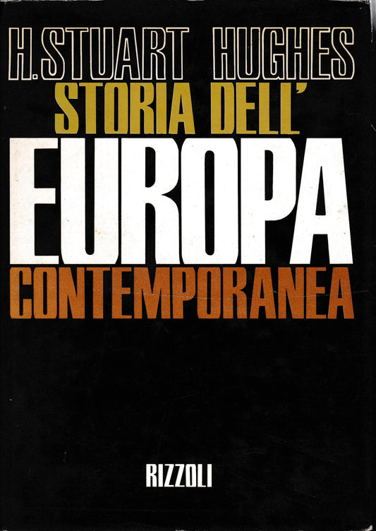 Storia dell'Europa contemporanea - copertina