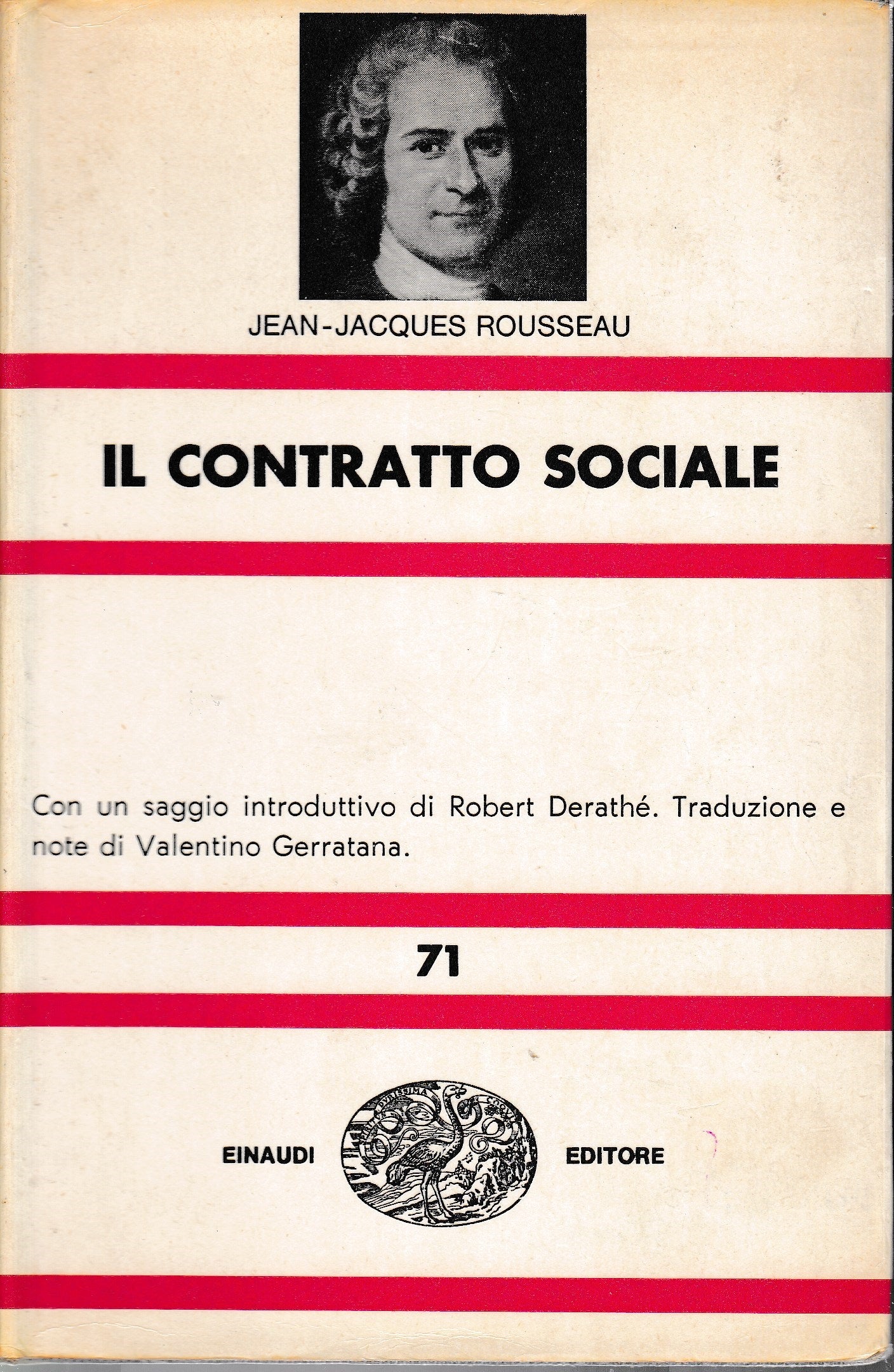 Il contratto sociale - copertina