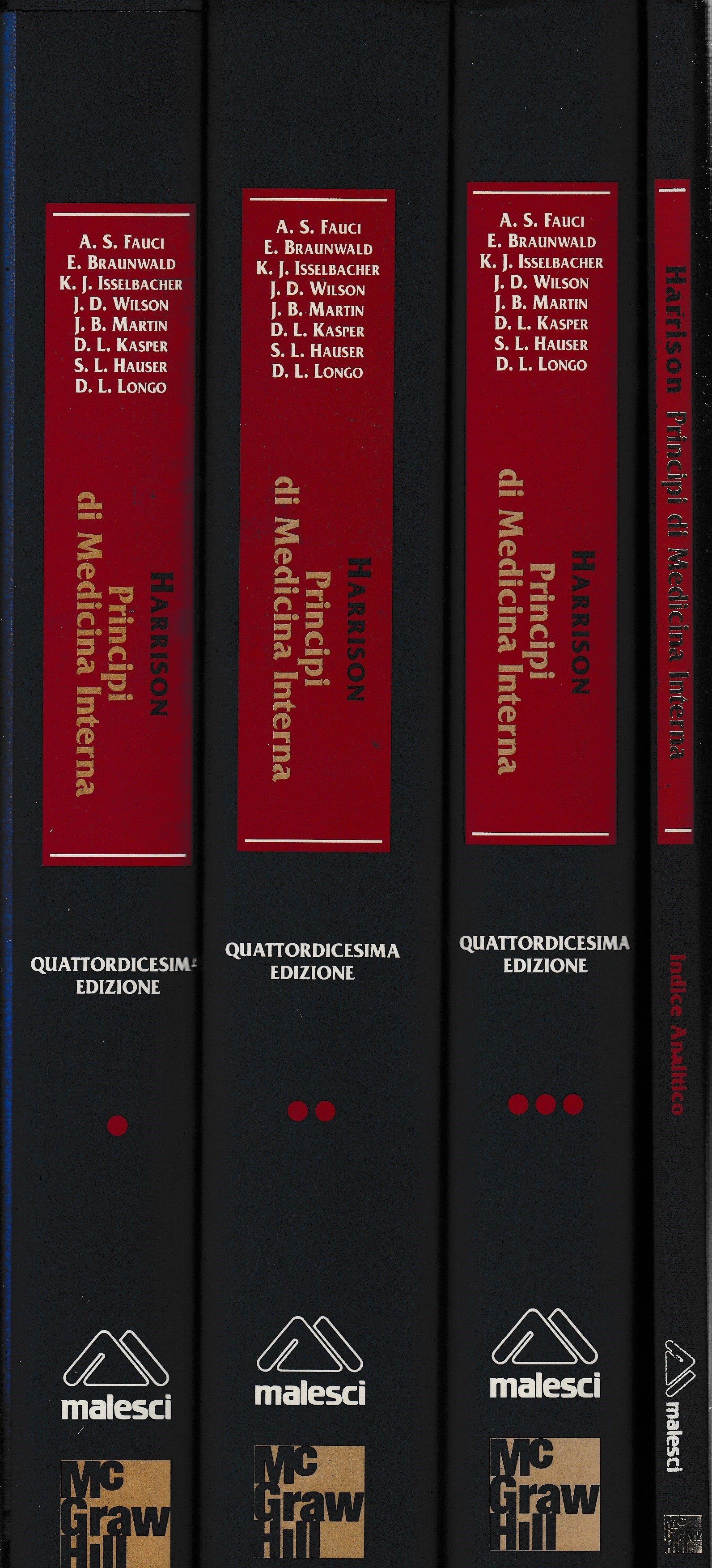 Harrison. Principi di Medicina interna 3 volumi + indice analitico - copertina