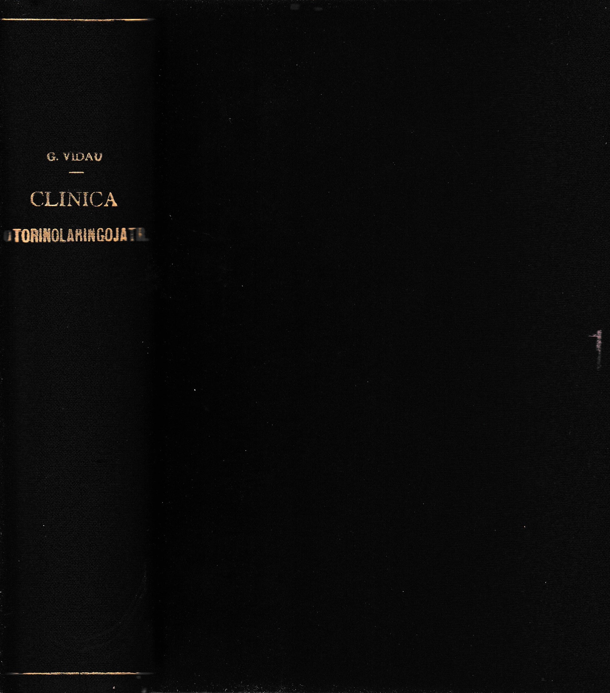 Corso di Clinica Otorinolaringojatrica parte prima - copertina