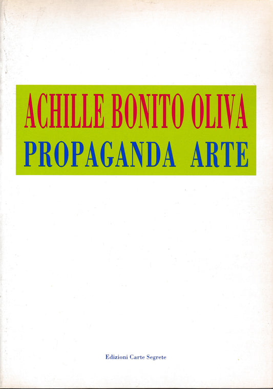 Propaganda arte - copertina