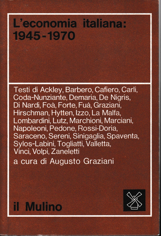 L'economia italiana 1945-1970 - copertina