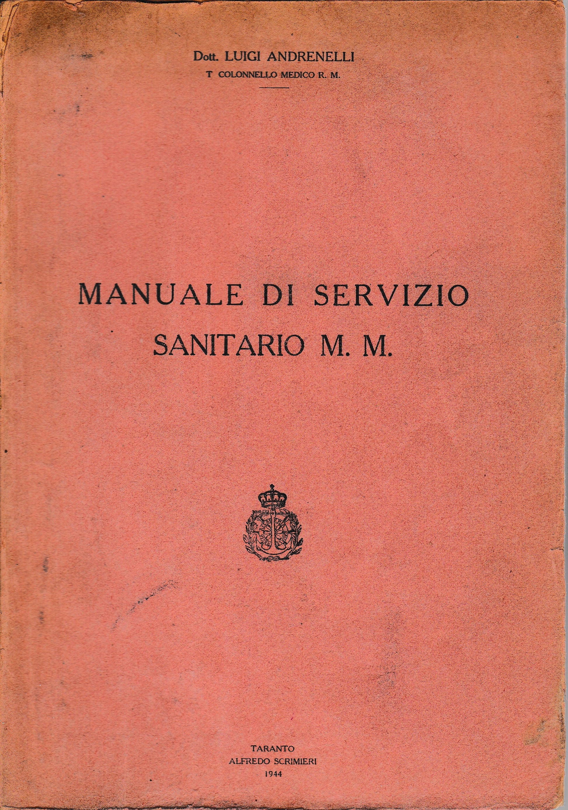 Manuale di servizio sanitario M. M. - copertina