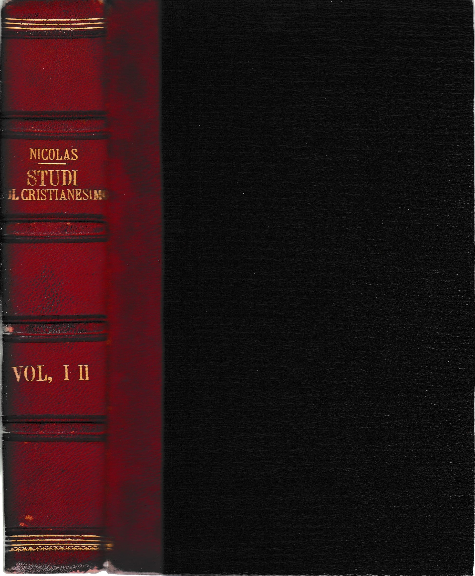 Studi filosofici sul cristianesimo 1° e 2° vol. uniti - copertina