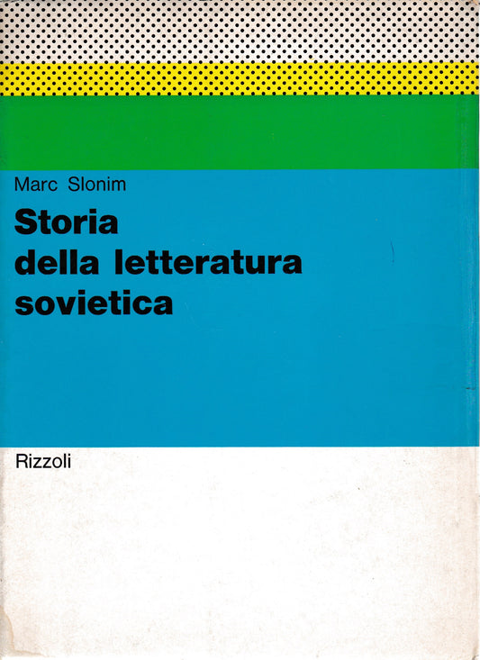Storia della letteratura sovietica - copertina