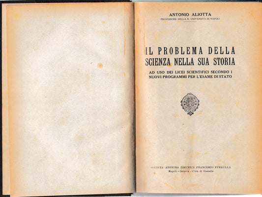 Il problema della scienza nella sua storia - La vita del pensiero - copertina