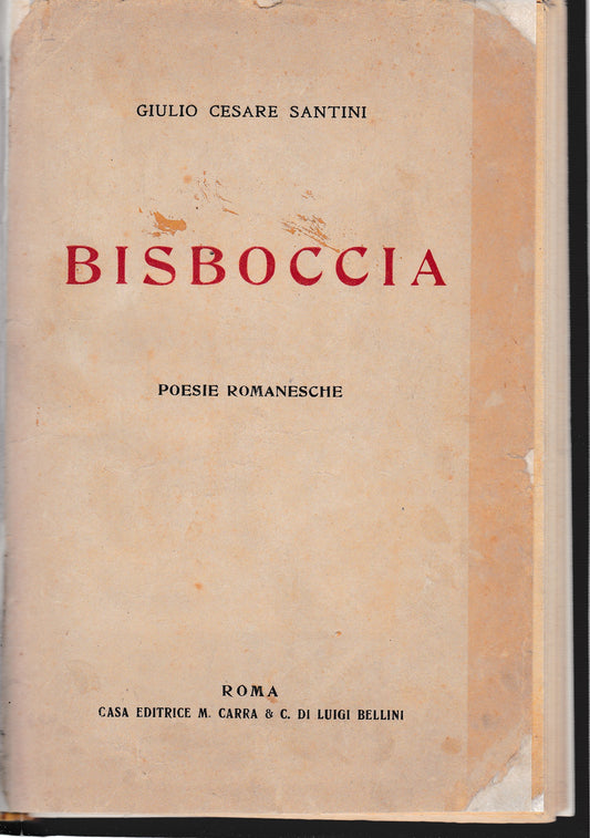 Bisboccia. Poesie Romanesche - copertina