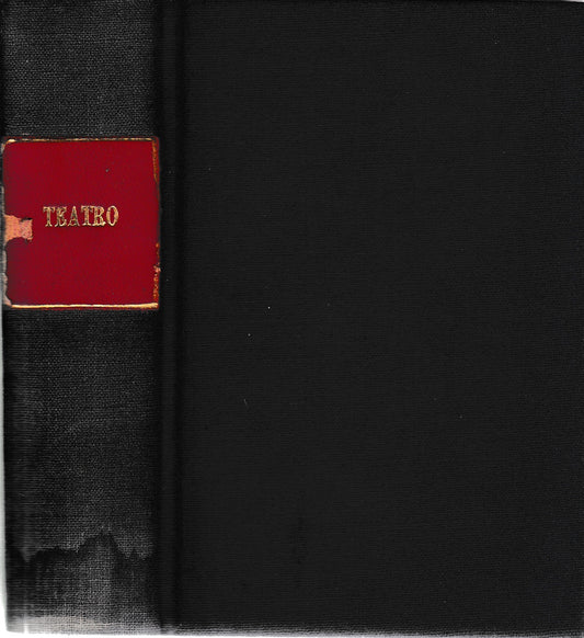 Teatro. 4 opere rilegate in unico esemplare - copertina