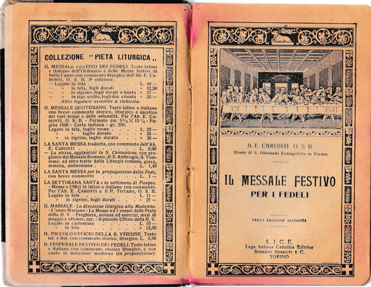 Il Messale festivo per i fedeli - copertina