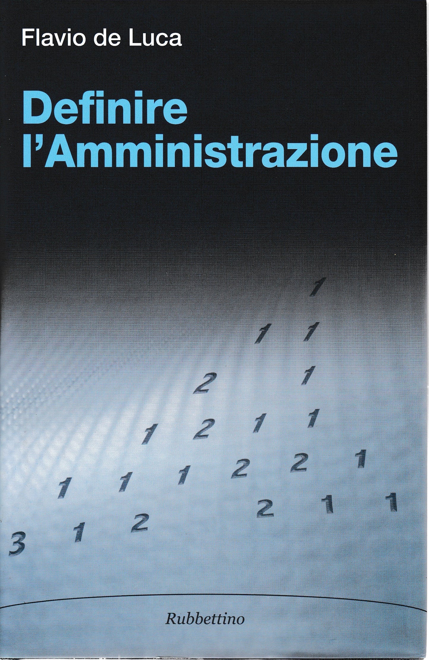 Definire l'amministrazione - copertina