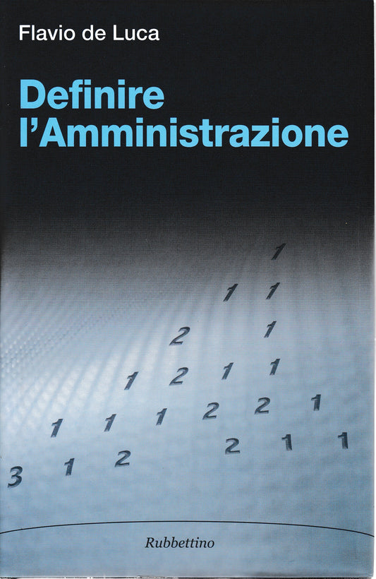 Definire l'amministrazione - copertina