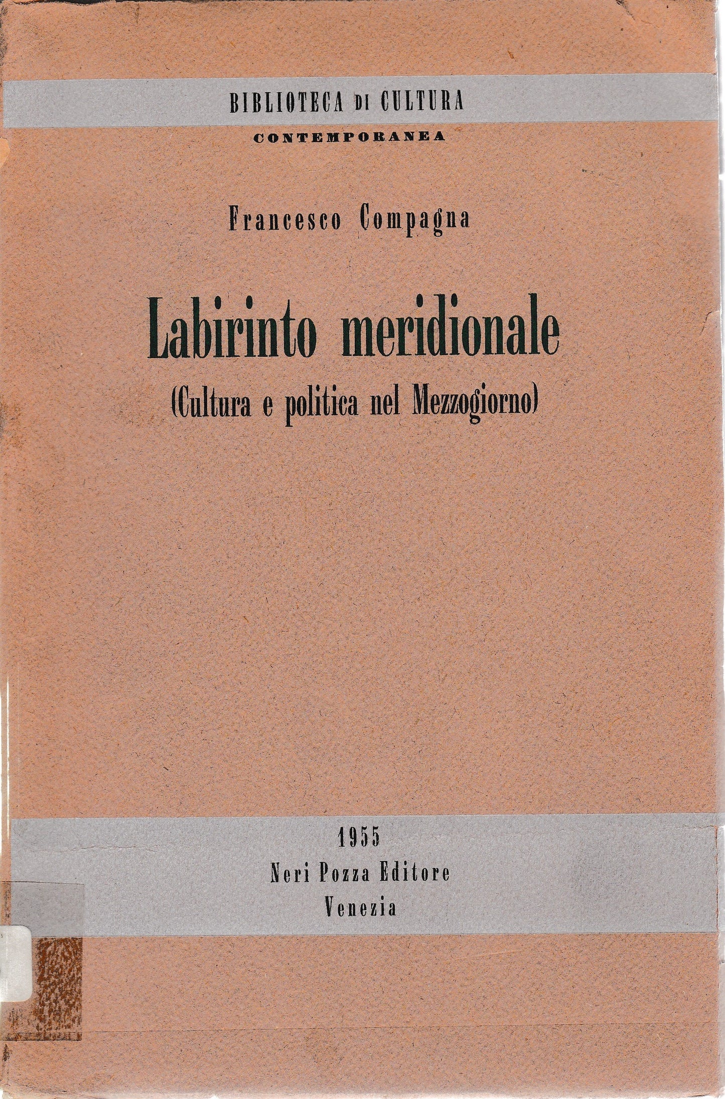 Labirinto meridionale (Cultura e politica nel Mezzogiorno) - copertina