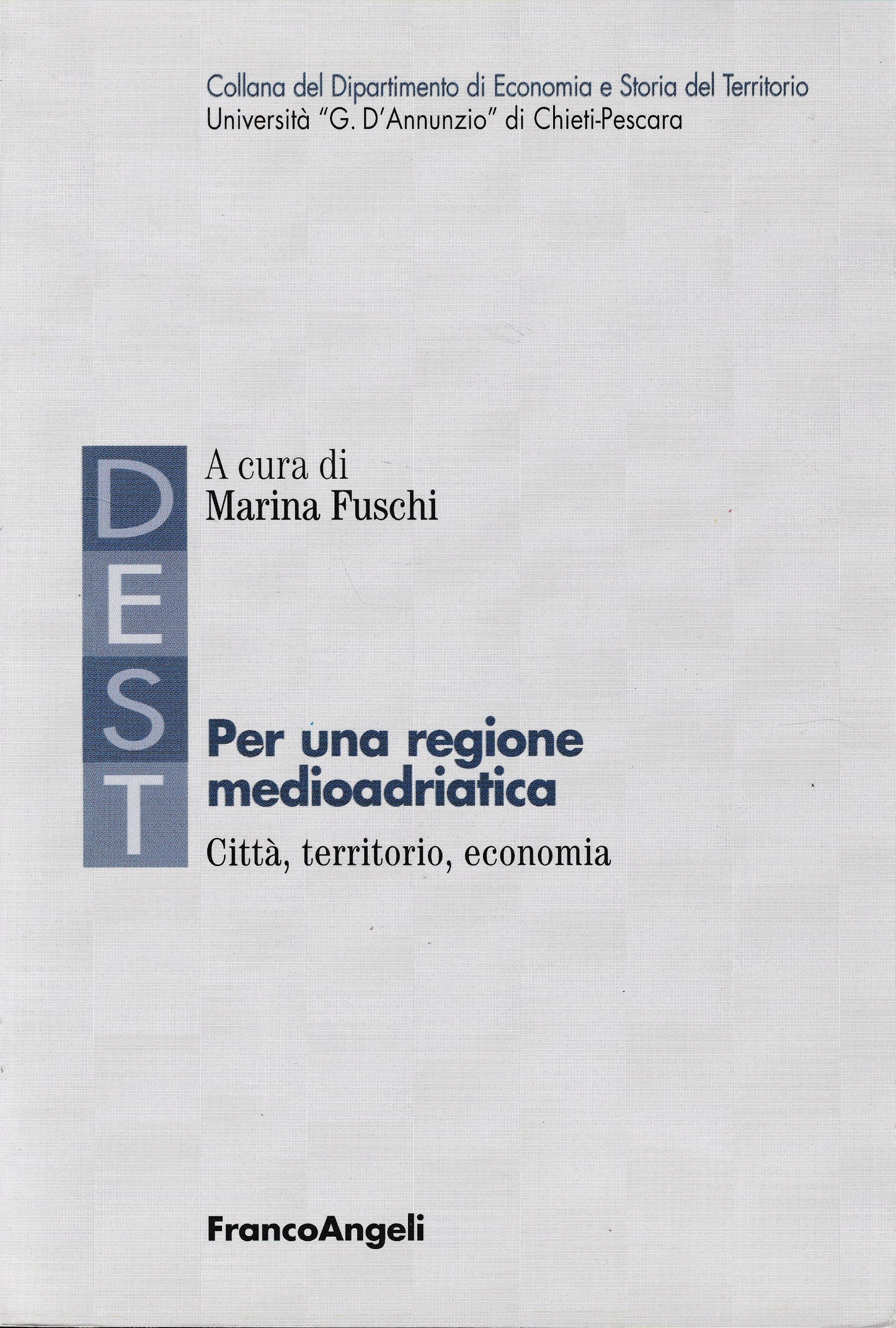 Per una regione medioadriatica: città, territorio, economia - copertina
