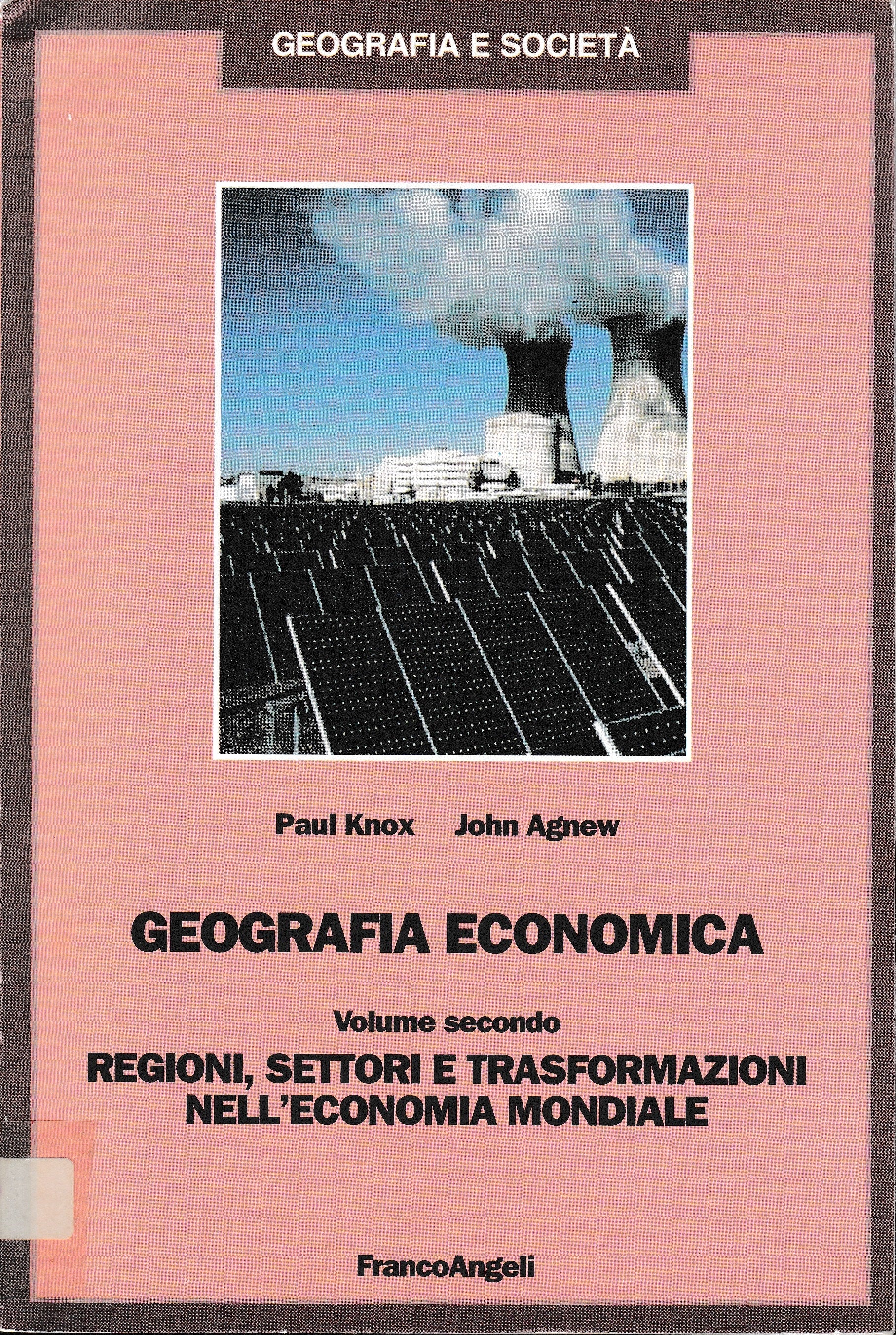 Geografia economica. Vol. 2  Regioni, settori e trasformazioni nell'economia mondiale - copertina