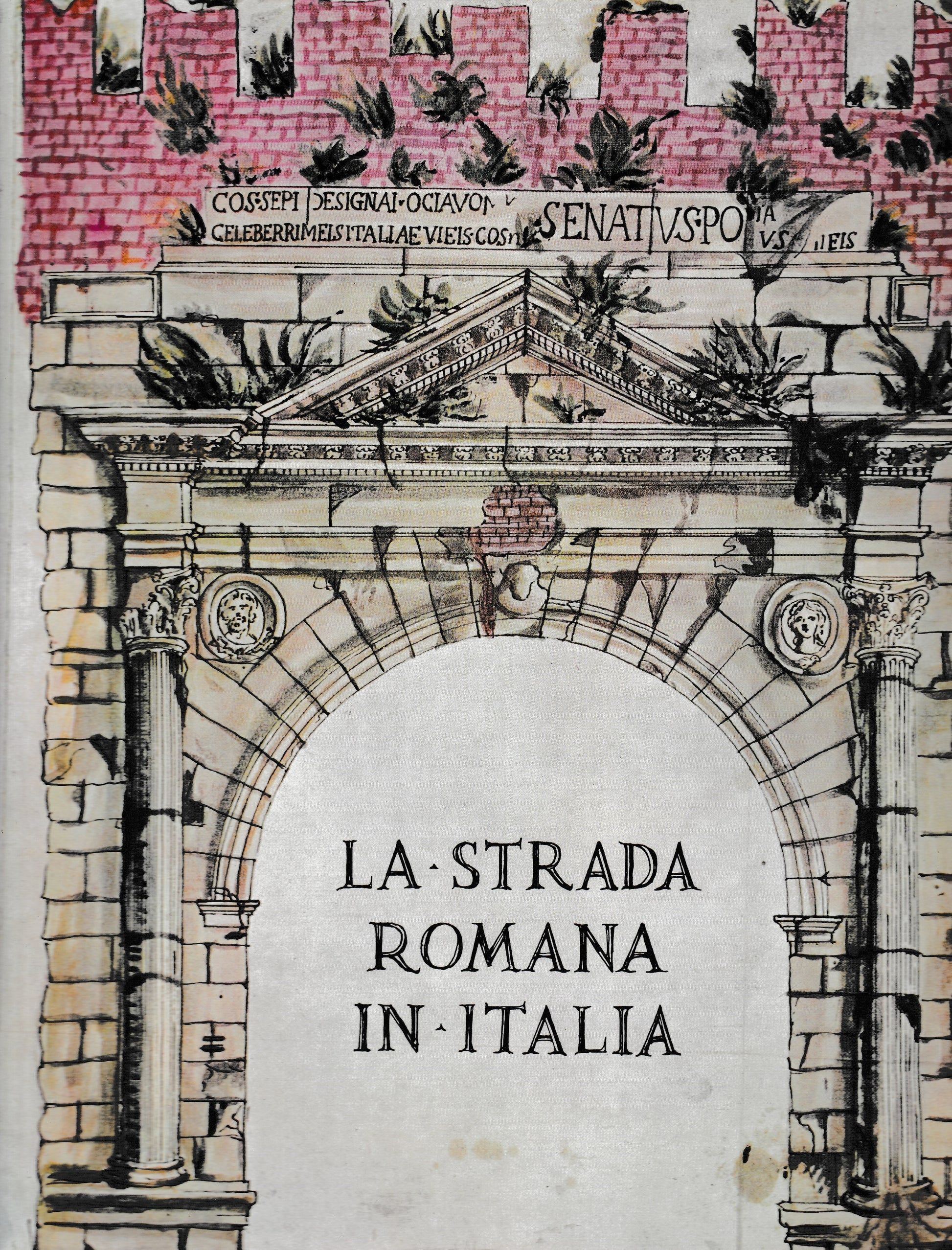 La strada romana in Italia - copertina