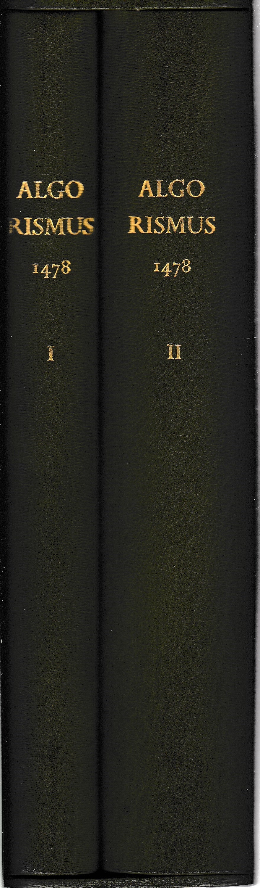 Algorismus. trattato di aritmetica pratica e mercantile del secolo XV  2 volumi - copertina
