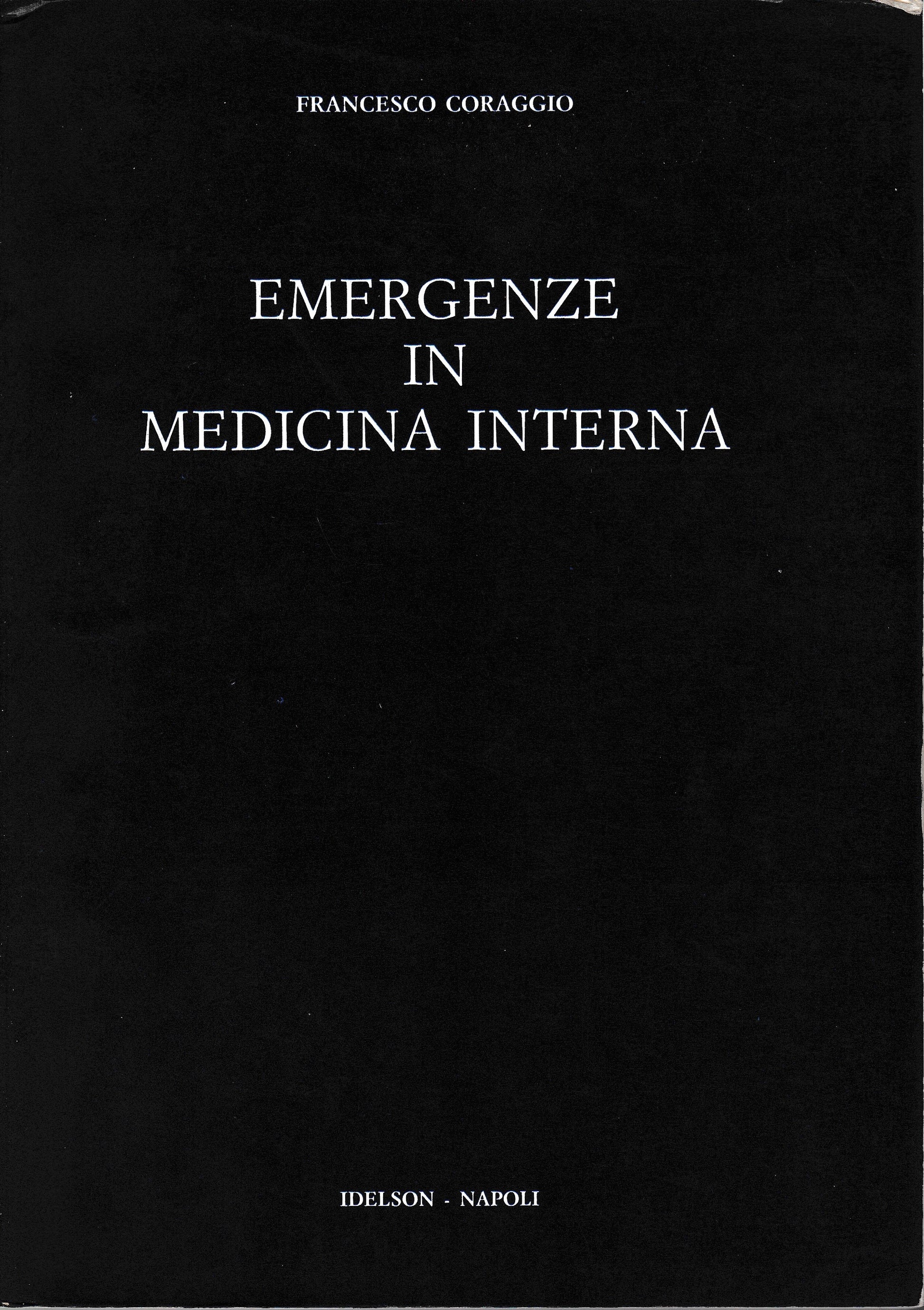 Emergenze in medicina interna - copertina