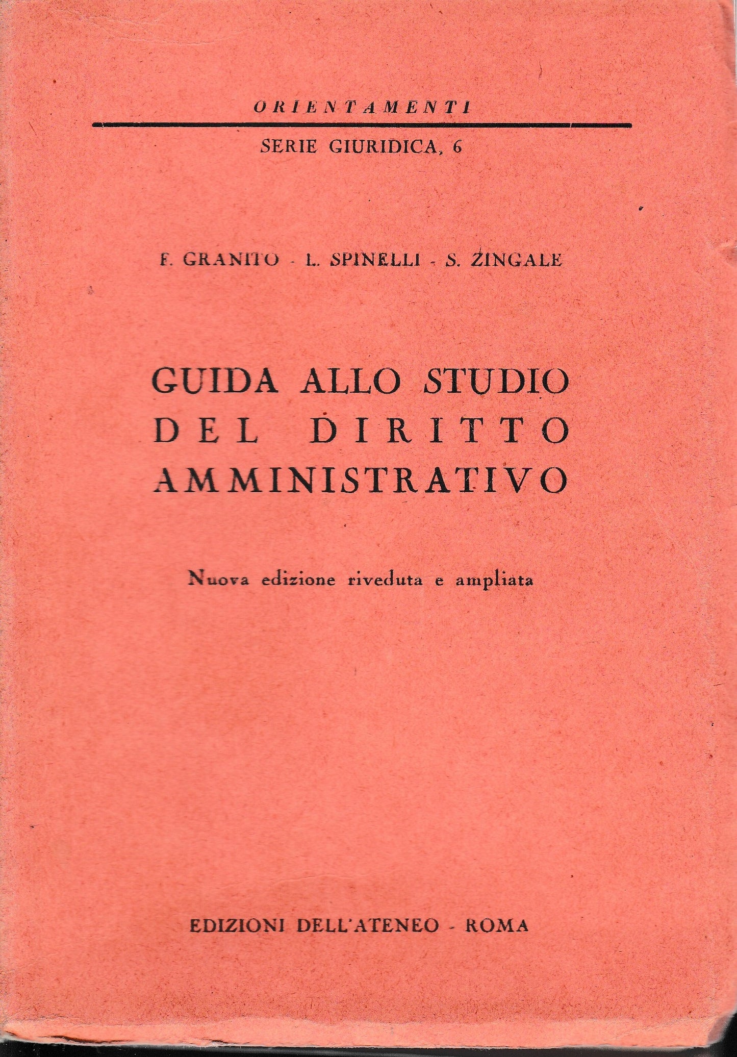 Guida allo studio del diritto amministrativo - copertina