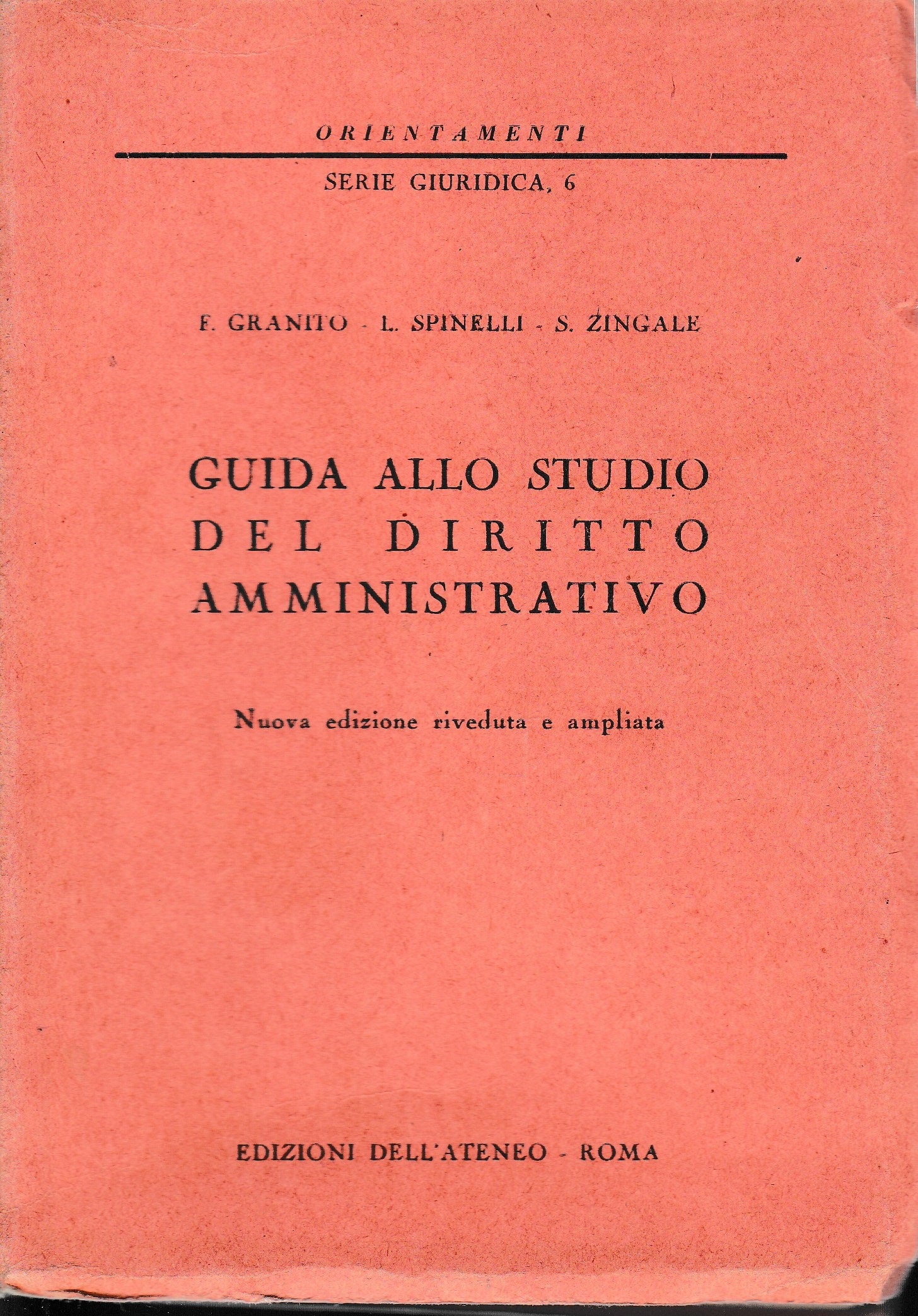 Guida allo studio del diritto amministrativo - copertina