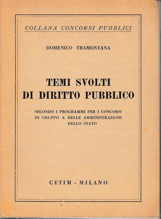 Diritto Pubblico. Manualetti Le Monnier - copertina