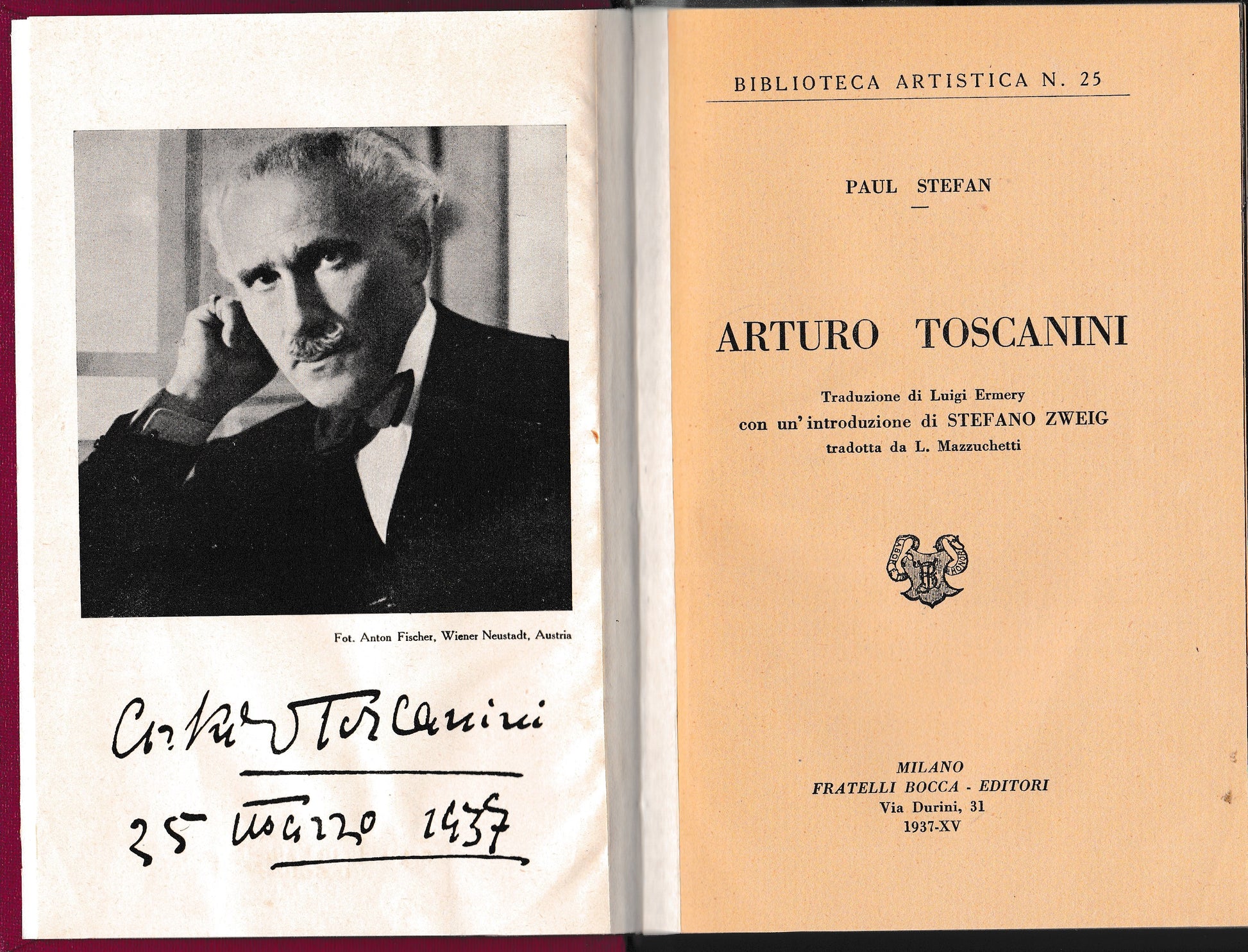 Arturo Toscanini - copertina