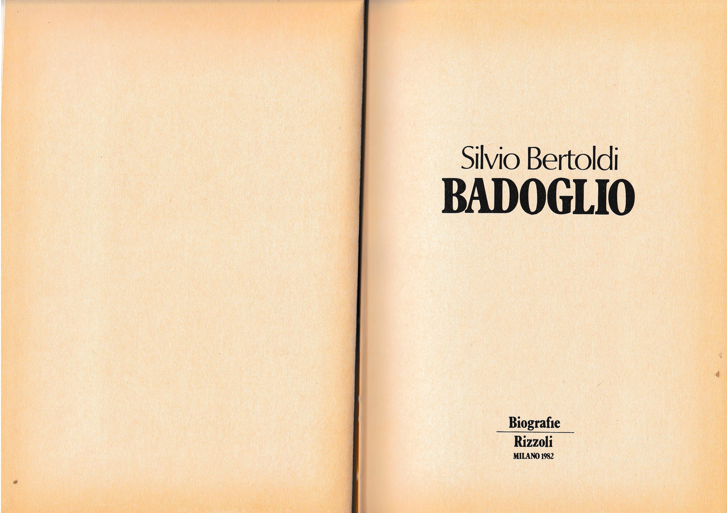 Badoglio - copertina