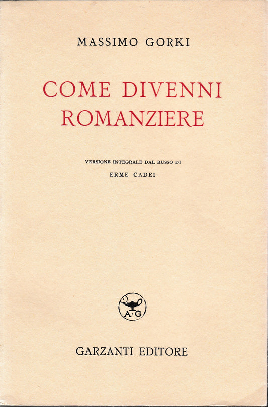 Come divenni romanziere - copertina