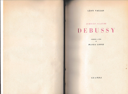 Achille Claude Debussy - copertina