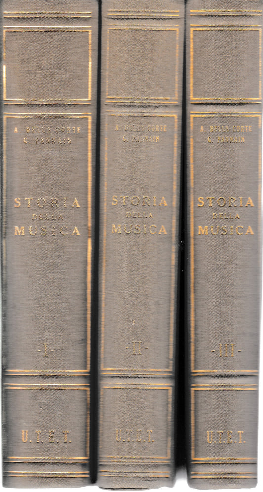 Storia della musica 3 volumi - copertina