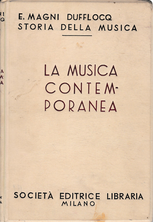 Storia della musica. La musica contemporanea - copertina